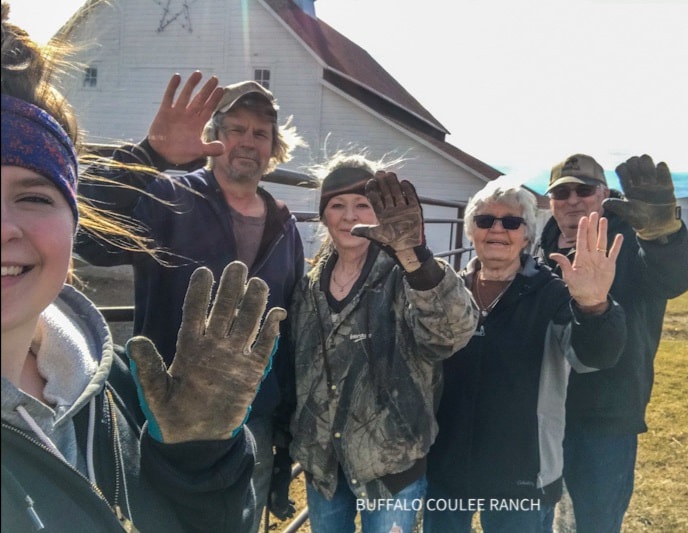 Volunteers serving the community